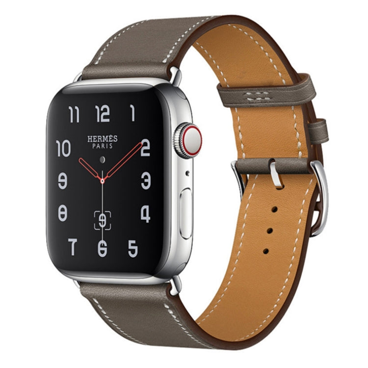 Bracelet de montre en cuir de remplacement, For Apple Watch Series 7 41mm / 6 & SE & 5 & 4 40mm / 3 & 2 & 1 38mm, For Apple Watch Series 7 45mm / 6 & SE & 5 & 4 44mm / 3 & 2 & 1 42mm