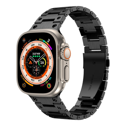 Bracelet de montre en métal à double rangée, For Apple Watch Series 10 46mm, For Apple Watch Series 10 42mm, For Apple Watch SE 2023 44mm, For Apple Watch SE 2023 40mm, For Apple Watch Ultra 2 49mm, For Apple Watch 9 45mm, For Apple Watch 9 41mm       ...