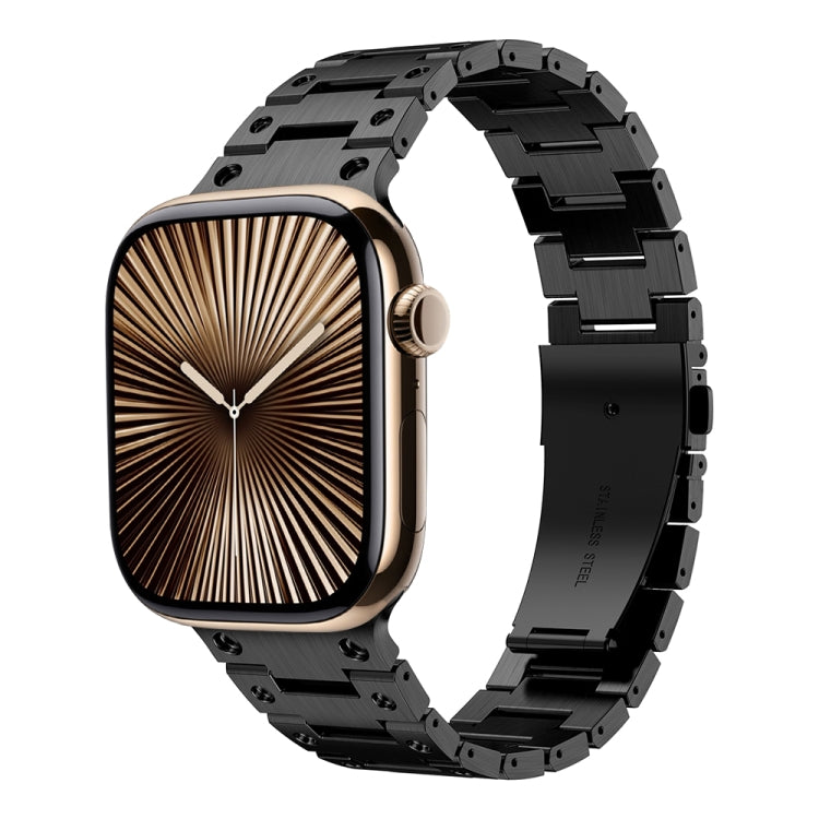 Bracelet de montre en métal à double rangée, For Apple Watch Series 10 46mm, For Apple Watch Series 10 42mm, For Apple Watch SE 2023 44mm, For Apple Watch SE 2023 40mm, For Apple Watch Ultra 2 49mm, For Apple Watch 9 45mm, For Apple Watch 9 41mm       ...