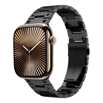 Bracelet de montre en métal à double rangée, For Apple Watch Series 10 46mm, For Apple Watch Series 10 42mm, For Apple Watch SE 2023 44mm, For Apple Watch SE 2023 40mm, For Apple Watch Ultra 2 49mm, For Apple Watch 9 45mm, For Apple Watch 9 41mm       ...
