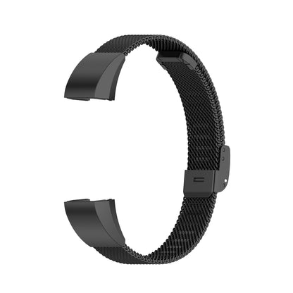 Pour Fitbit Alta / Alta HR / ACE Watch Button Mesh Bracelet de rechange en métal Bracelet de montre, S, L