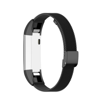 Pour Fitbit Alta / Alta HR / ACE Watch Button Mesh Bracelet de rechange en métal Bracelet de montre, S, L