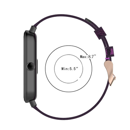 Pour Amazfit Bip Lite Version 1S / Bip S 20mm Nylon Denim Canvas Remplacement Bracelet Bracelet
