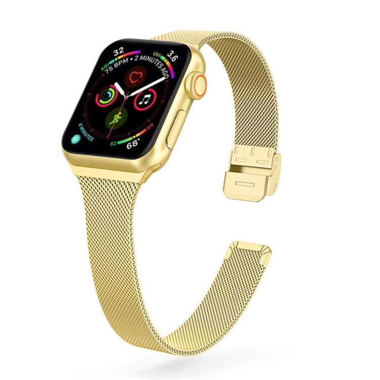 Bracelet de montre en acier inoxydable milanais, For Apple Watch Series 8&7 41mm / SE 2&6&SE&5&4 40mm / 3&2&1 38mm, For Apple Watch Ultra 49mm / Series 8&7 45mm / SE 2&6&SE&5&4 44mm / 3&2&1 42mm                                                          ...