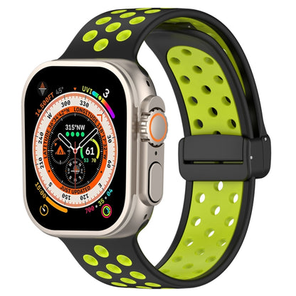 Bracelet de montre en silicone à boucle magnétique, For Apple Watch Ultra 49mm, For Apple Watch SE 2023 44mm, For Apple Watch 8 41mm, For Apple Watch SE 2023 40mm