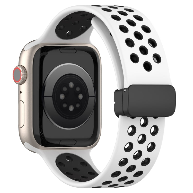 Bracelet de montre en silicone à boucle magnétique, For Apple Watch 8 45mm, For Apple Watch Ultra 2 49mm, For Apple Watch SE 2022 40mm, For Apple Watch Series 9 45mm
