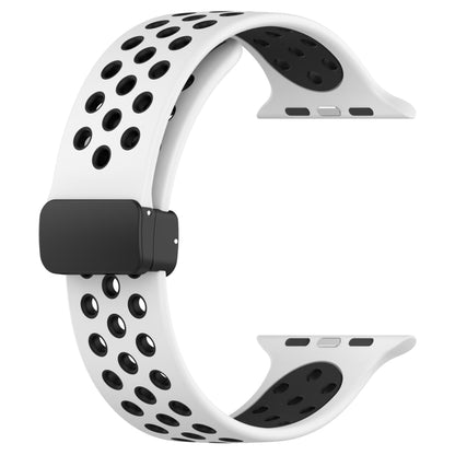 Bracelet de montre en silicone à boucle magnétique, For Apple Watch SE 40mm, For Apple Watch SE 44mm, For Apple Watch 6 40mm, For Apple Watch 6 44mm
