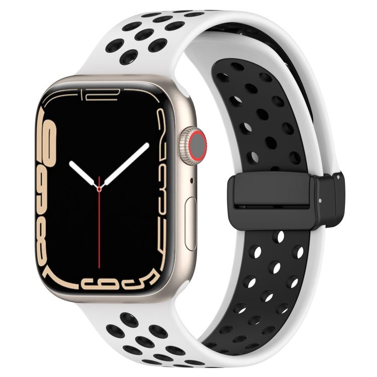 Bracelet de montre en silicone à boucle magnétique, For Apple Watch SE 40mm, For Apple Watch SE 44mm, For Apple Watch 6 40mm, For Apple Watch 6 44mm