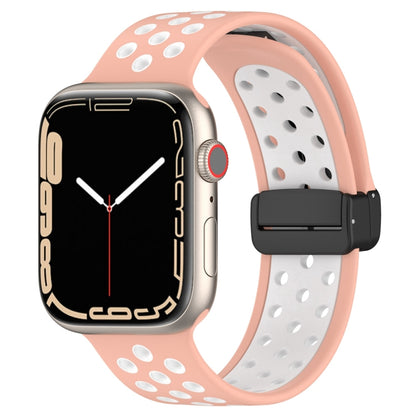 Bracelet de montre en silicone à boucle magnétique, For Apple Watch SE 40mm, For Apple Watch SE 44mm, For Apple Watch 6 40mm, For Apple Watch 6 44mm
