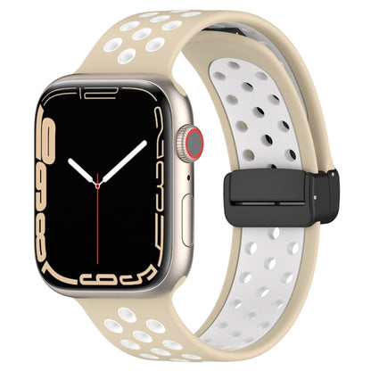 Bracelet de montre en silicone à boucle magnétique, For Apple Watch SE 40mm, For Apple Watch SE 44mm, For Apple Watch 6 40mm, For Apple Watch 6 44mm