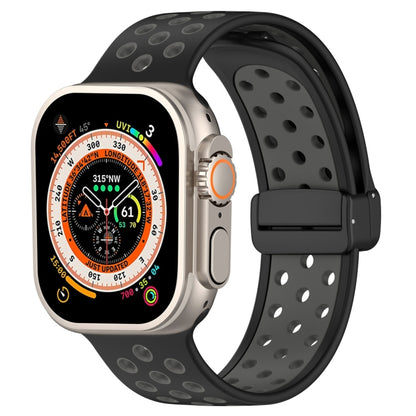 Bracelet de montre en silicone à boucle magnétique, For Apple Watch Ultra 49mm, For Apple Watch SE 2023 44mm, For Apple Watch 8 41mm, For Apple Watch SE 2023 40mm