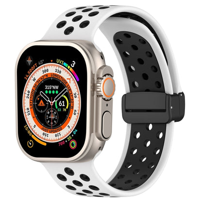 Bracelet de montre en silicone à boucle magnétique, For Apple Watch Ultra 49mm, For Apple Watch SE 2023 44mm, For Apple Watch 8 41mm, For Apple Watch SE 2023 40mm