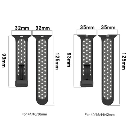 Bracelet de montre en silicone à boucle magnétique, For Apple Watch Ultra 49mm, For Apple Watch SE 2023 44mm, For Apple Watch 8 41mm, For Apple Watch SE 2023 40mm