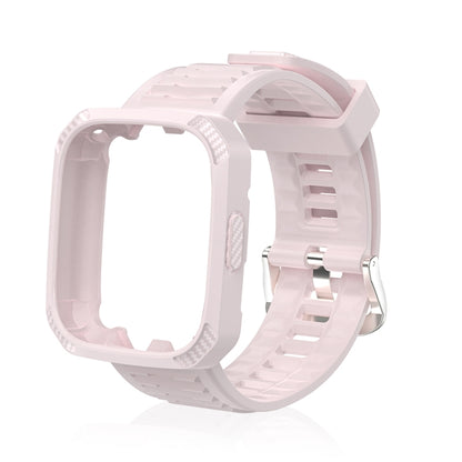 Bracelet de montre en silicone intégré avec texture en fibre de carbone, For Redmi Watch 3