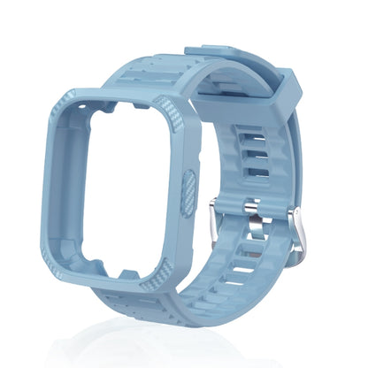Bracelet de montre en silicone intégré avec texture en fibre de carbone, For Redmi Watch 3