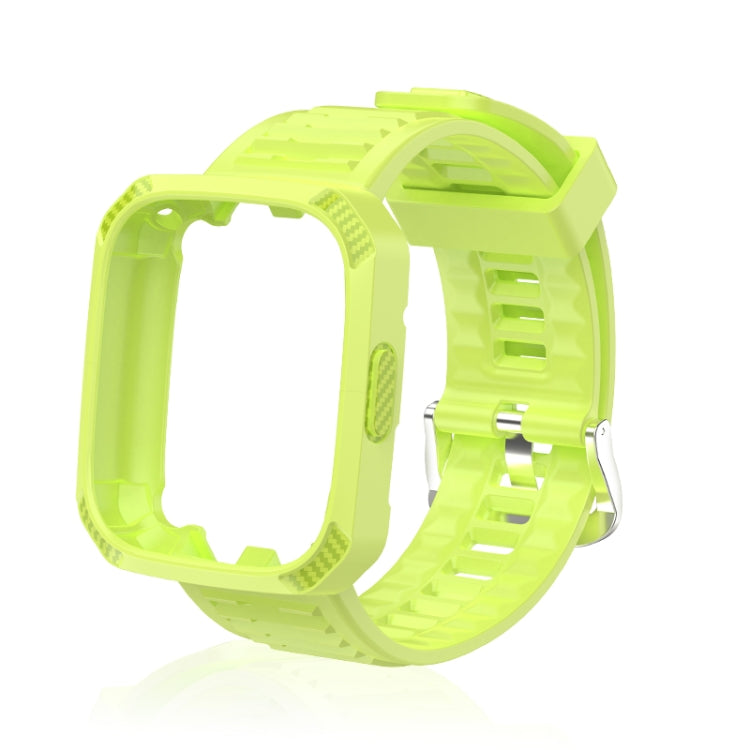 Bracelet de montre en silicone intégré avec texture en fibre de carbone, For Redmi Watch 3