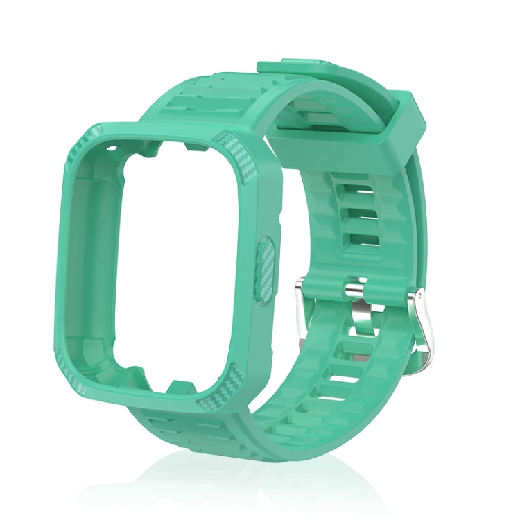 Bracelet de montre en silicone intégré avec texture en fibre de carbone, For Redmi Watch 3