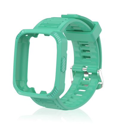 Bracelet de montre en silicone intégré avec texture en fibre de carbone, For Redmi Watch 3