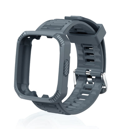 Bracelet de montre en silicone intégré avec texture en fibre de carbone, For Redmi Watch 3