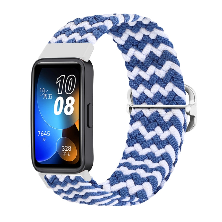 Bracelet de montre à boucle tressée en nylon, For Huawei Band 8