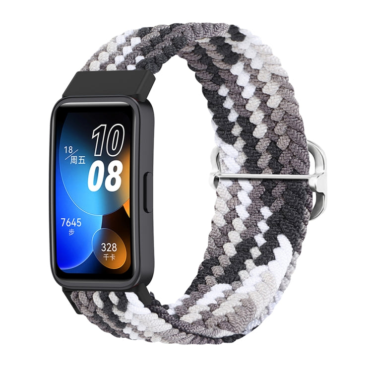 Bracelet de montre à boucle tressée en nylon, For Huawei Band 8