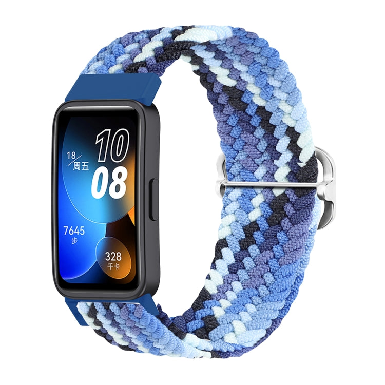 Bracelet de montre à boucle tressée en nylon, For Huawei Band 8