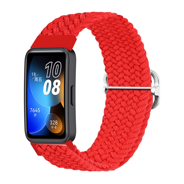 Bracelet de montre à boucle tressée en nylon, For Huawei Band 8