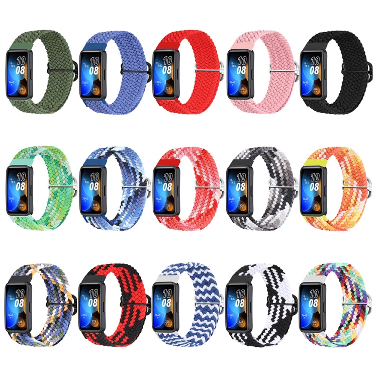 Bracelet de montre à boucle tressée en nylon, For Huawei Band 8