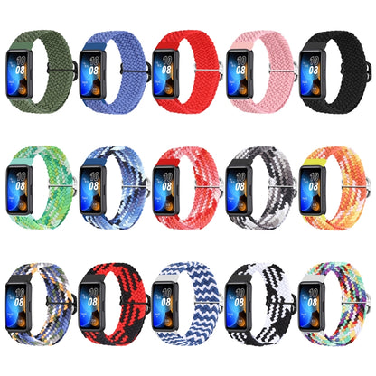 Bracelet de montre à boucle tressée en nylon, For Huawei Band 8