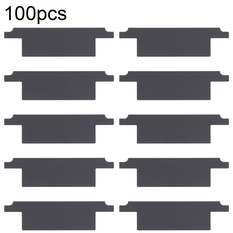 Autocollant de bande adhésive noire de batterie de 100set