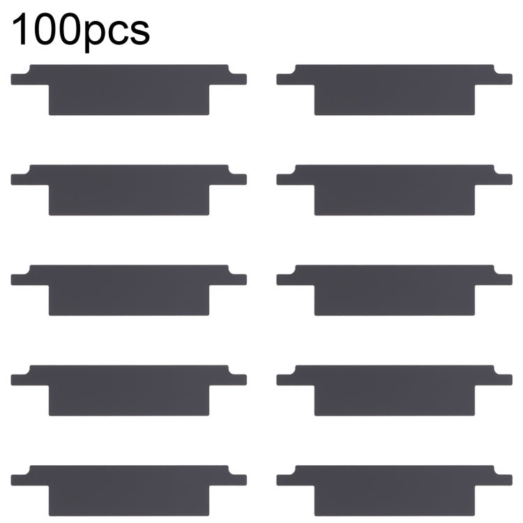 Autocollant de bande adhésive noire de batterie de 100set