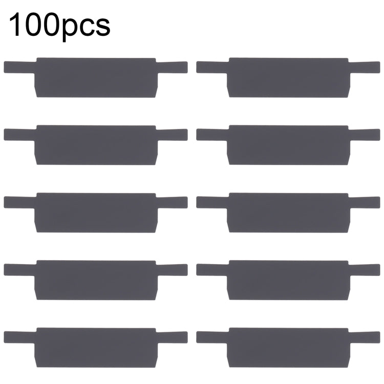Autocollant de bande adhésive noire de batterie de 100set