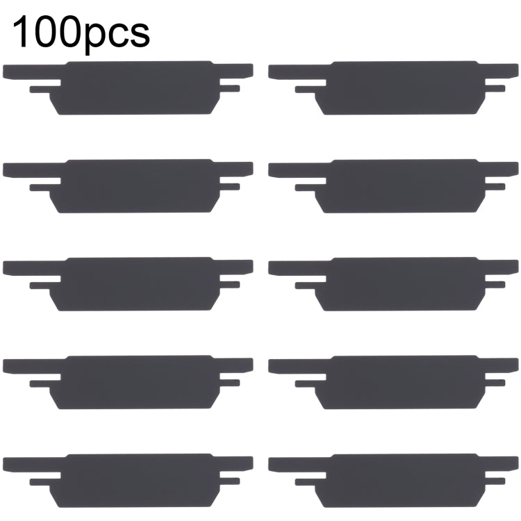 Autocollant de bande adhésive noire de batterie de 100set