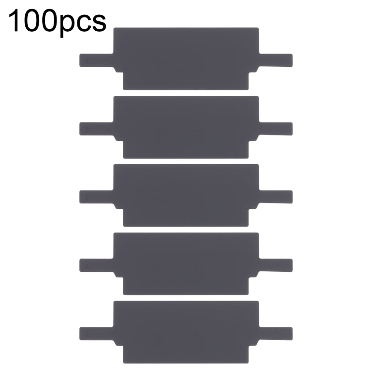 Autocollant de bande adhésive noire de batterie de 100set