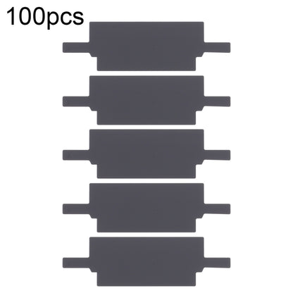 Autocollant de bande adhésive noire de batterie de 100set