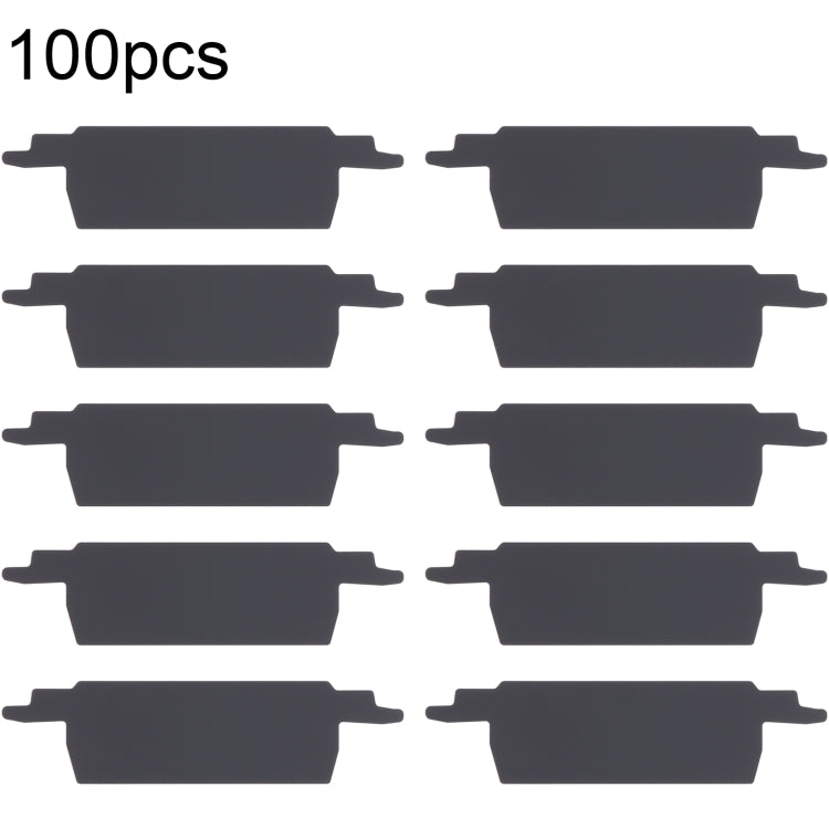Autocollant de bande adhésive noire de batterie de 100set