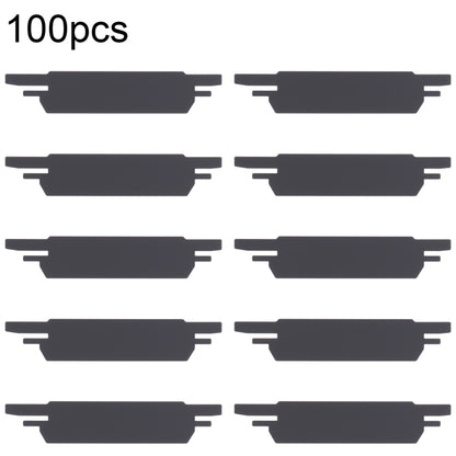 Autocollant de bande adhésive noire de batterie de 100set