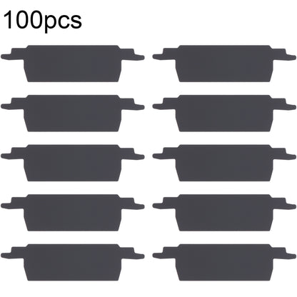 Autocollant de bande adhésive noire de batterie de 100set