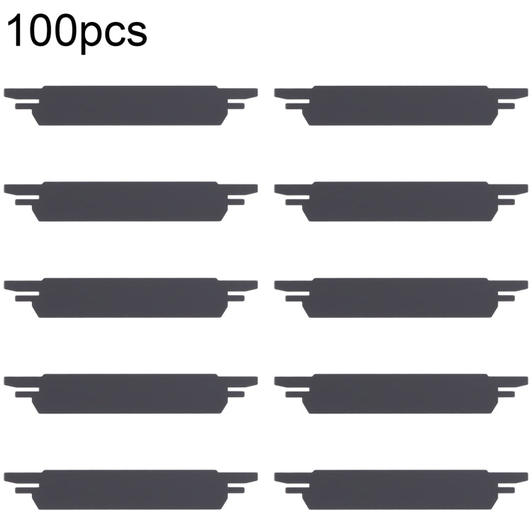 Autocollant de bande adhésive noire de batterie de 100set