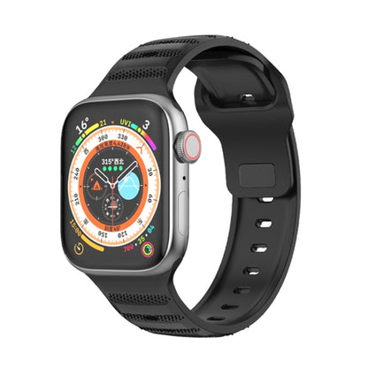Bracelet de montre en caoutchouc fluoré texturé à pois, For Apple Watch Ultra 49mm, For Apple Watch SE 2023 44mm, For Apple Watch 8 41mm, For Apple Watch SE 2023 40mm, For Apple Watch 8 45mm, For Apple Watch Ultra 2 49mm, For Apple Watch SE 2022 40mm  ...