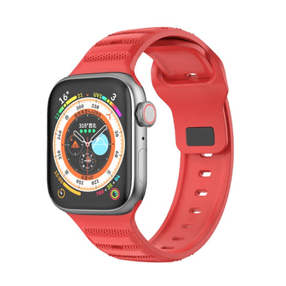 Bracelet de montre en caoutchouc fluoré texturé à pois, For Apple Watch 3 38mm, For Apple Watch 3 42mm, For Apple Watch 2 42mm, For Apple Watch 2 38mm, For Apple Watch 42mm, For Apple Watch 38mm