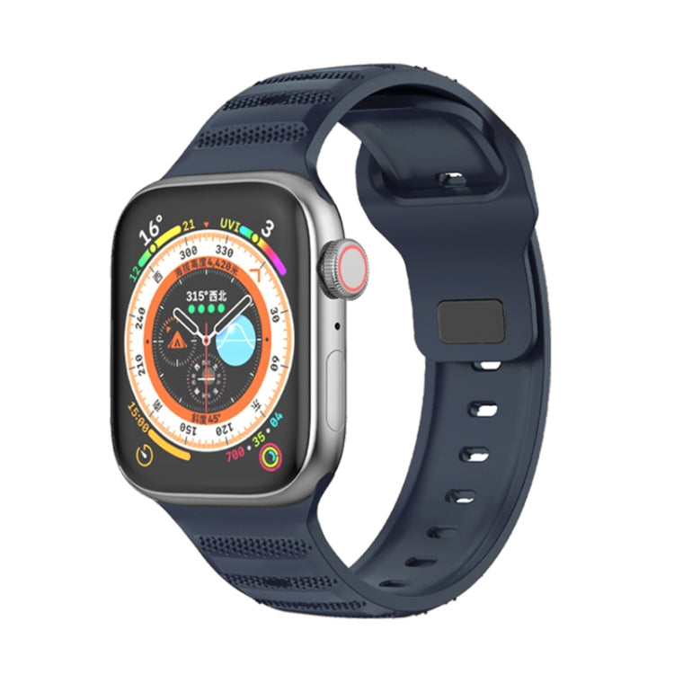 Bracelet de montre en caoutchouc fluoré texturé à pois, For Apple Watch 3 38mm, For Apple Watch 3 42mm, For Apple Watch 2 42mm, For Apple Watch 2 38mm, For Apple Watch 42mm, For Apple Watch 38mm