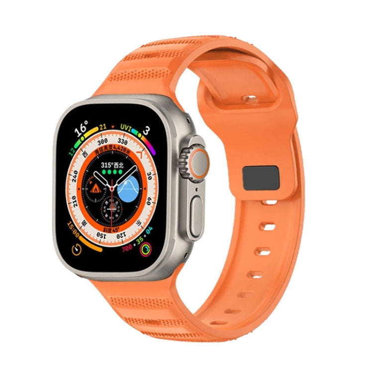 Bracelet de montre en caoutchouc fluoré texturé à pois, For Apple Watch Ultra 49mm, For Apple Watch SE 2023 44mm, For Apple Watch 8 41mm, For Apple Watch SE 2023 40mm, For Apple Watch 8 45mm, For Apple Watch Ultra 2 49mm, For Apple Watch SE 2022 40mm  ...