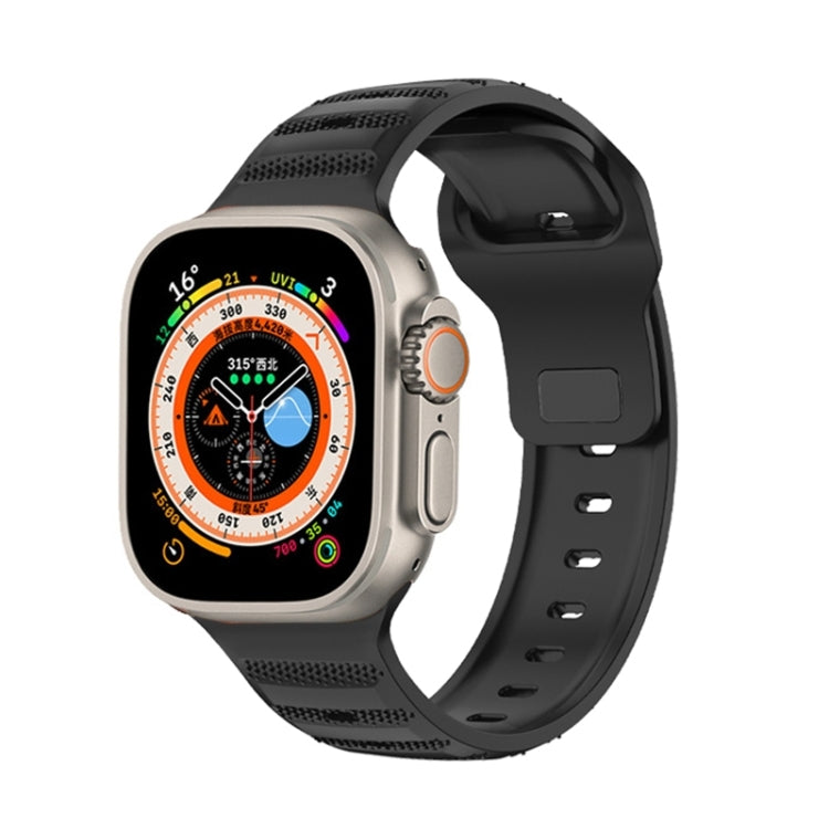 Bracelet de montre en caoutchouc fluoré texturé à pois, For Apple Watch Ultra 49mm, For Apple Watch SE 2023 44mm, For Apple Watch 8 41mm, For Apple Watch SE 2023 40mm, For Apple Watch 8 45mm, For Apple Watch Ultra 2 49mm, For Apple Watch SE 2022 40mm  ...