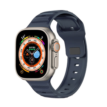 Bracelet de montre en caoutchouc fluoré texturé à pois, For Apple Watch Ultra 49mm, For Apple Watch SE 2023 44mm, For Apple Watch 8 41mm, For Apple Watch SE 2023 40mm, For Apple Watch 8 45mm, For Apple Watch Ultra 2 49mm, For Apple Watch SE 2022 40mm  ...