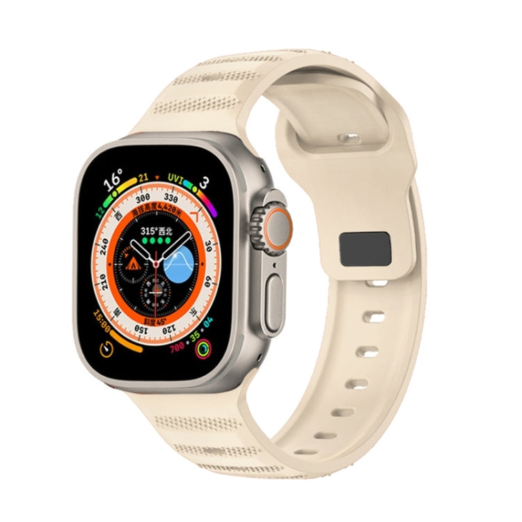 Bracelet de montre en caoutchouc fluoré texturé à pois, For Apple Watch Ultra 49mm, For Apple Watch SE 2023 44mm, For Apple Watch 8 41mm, For Apple Watch SE 2023 40mm, For Apple Watch 8 45mm, For Apple Watch Ultra 2 49mm, For Apple Watch SE 2022 40mm  ...
