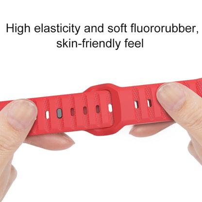 Bracelet de montre en caoutchouc fluoré texturé à pois, For Apple Watch 3 38mm, For Apple Watch 3 42mm, For Apple Watch 2 42mm, For Apple Watch 2 38mm, For Apple Watch 42mm, For Apple Watch 38mm