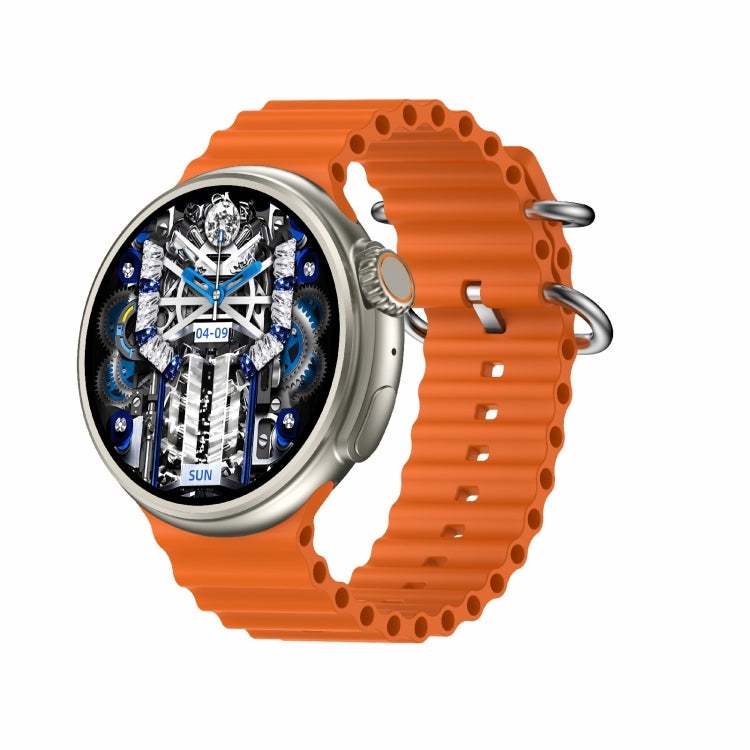La montre intelligente HD à écran rond Z78 Ultra 1,52 pouces prend en charge la surveillance de la fréquence cardiaque et de l'oxygène sanguin