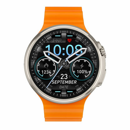 La montre intelligente à écran rond TFT V3 Ultra Max 1,6 pouces prend en charge les appels vocaux / la surveillance de l'oxygène sanguin