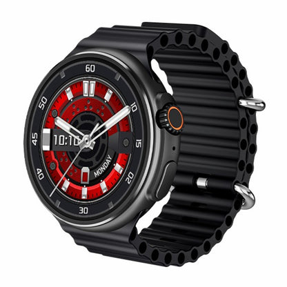 La montre intelligente à écran rond TFT V3 Ultra Max 1,6 pouces prend en charge les appels vocaux / la surveillance de l'oxygène sanguin